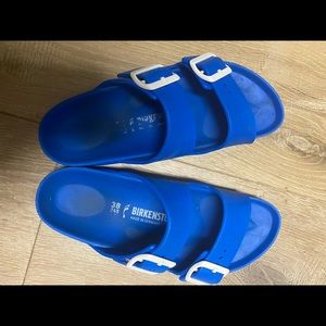 Blue Birkenstock’s